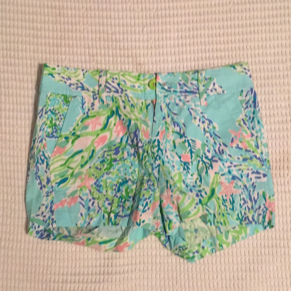 NWT Lilly Pulitzer Callahan Shorts Blue Heaven